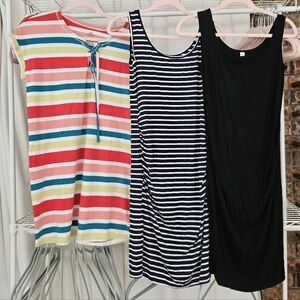 Maternity 3 Summer Dress Bundle Size M